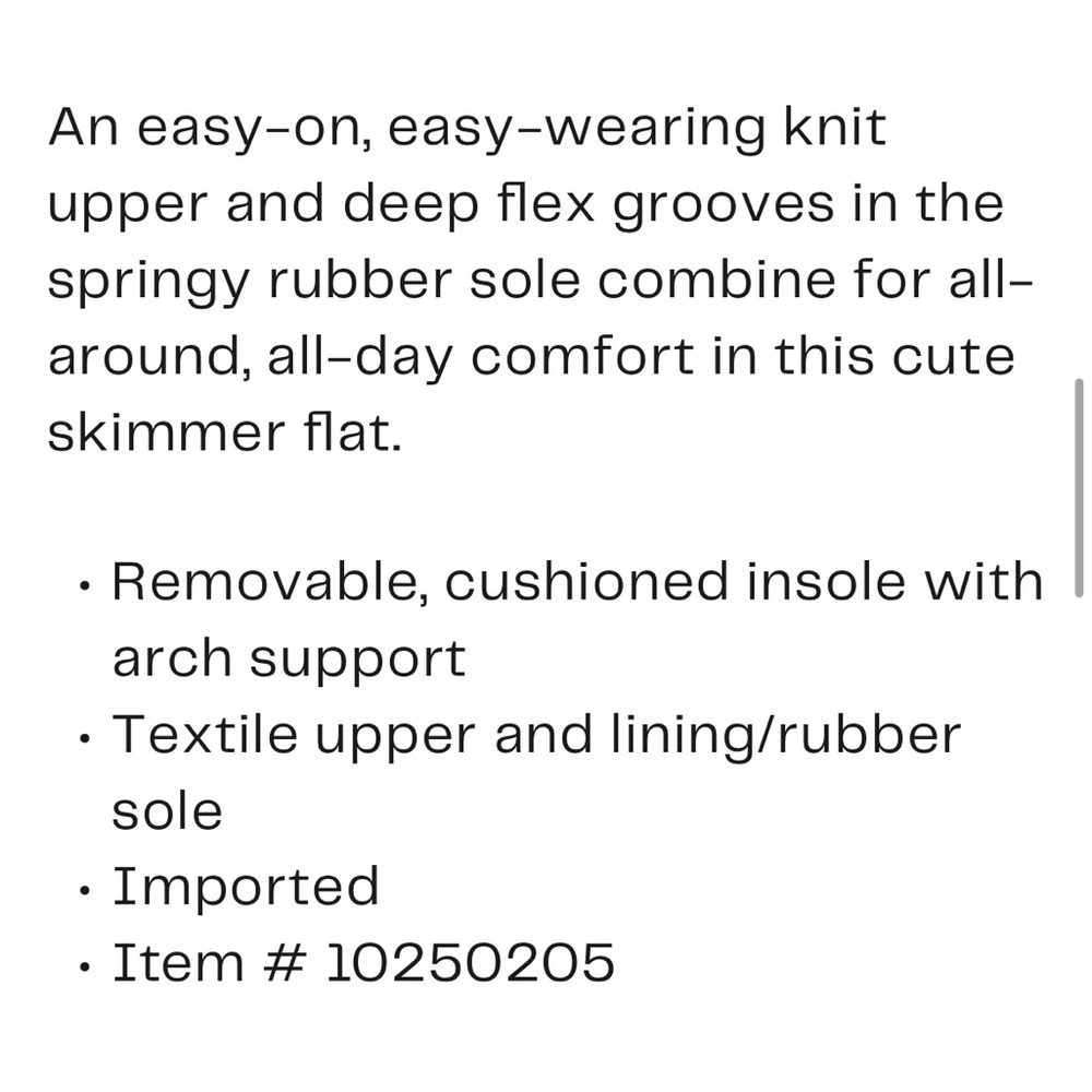 Vionic uptown knit skimmer flat NIB - Picture 8 of 14